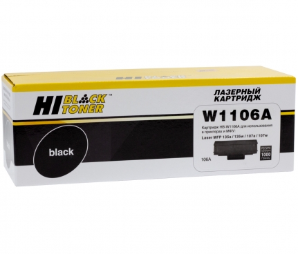 Тонер-картридж HB черный (1К) HP Laser 107/135/137 без чипа