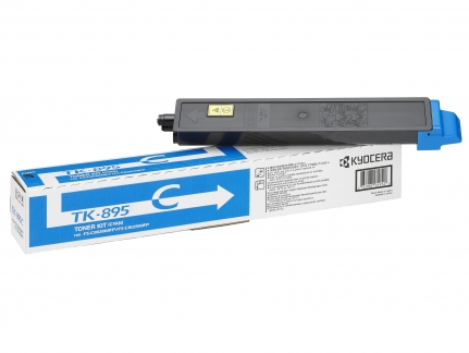 Тонер-картридж Kyocera TK-895C FS-C8025MFP/8020MFP, оригинал, 6 000 стр